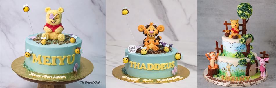 winnie the pooh bear cakes